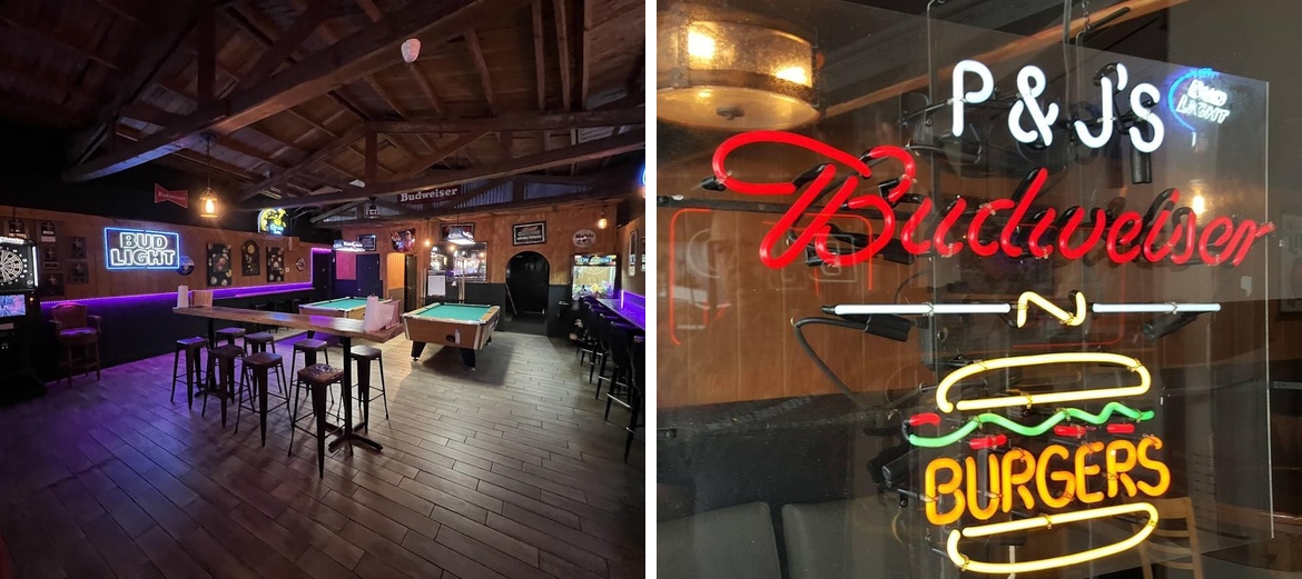 P&J Recreation Menu