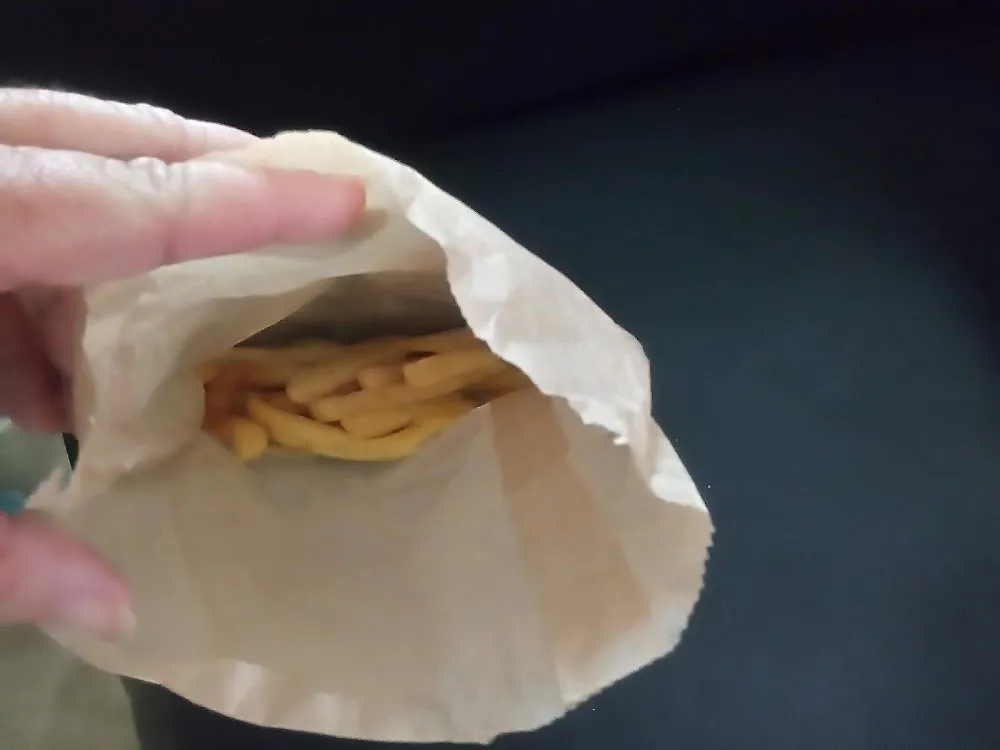 Got Five Bag of Fries and That's All You Got in Them What a Waste of Money